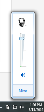 Properly unmuted speakers with high volume.